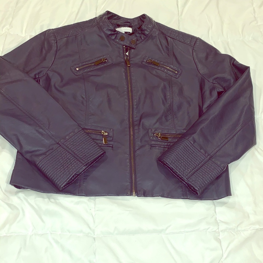 Faux leather Moto Jacket